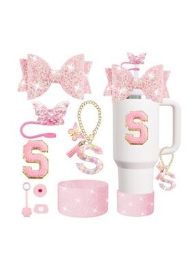 Pink Stanley Cup Accessory Set